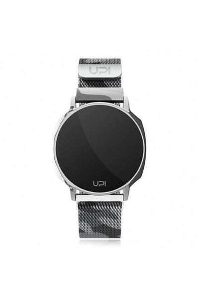 Up! Watch Upwatch 1799 XT حزام فضي وفضي مموه
