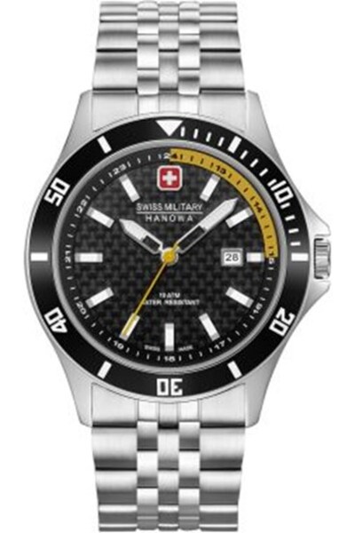 Swiss Military ساعة يد رجالية هانوا 06-416120400720-set