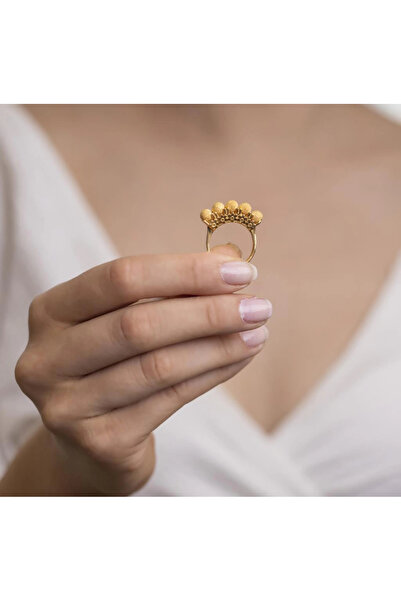 YİĞİTBAŞI Yiğitbaşı Gold 22 Ayar Dorika Beştaş Yüzük 3170