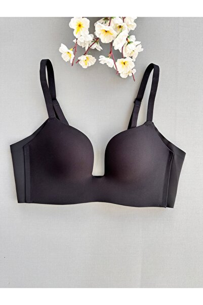 emsal özgür tekstil Lazer Kesim Telsiz Dikişsiz Gögüs Dekolteli Straplez Push Up Konforlu Sütyen