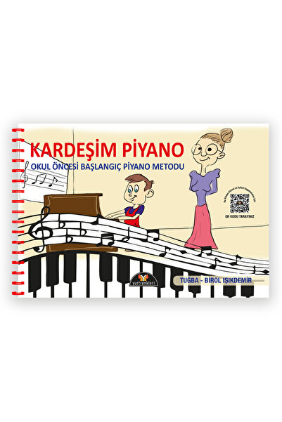 Yurtrenkleri Yayınevi Kardeşim Piyano Okul Öncesi Başlangıç Piyano Metodu - T...