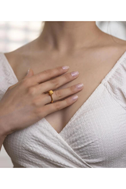 YİĞİTBAŞI Yiğitbaşı Gold 22 Ayar Dorika Tektaş Yüzük 3169