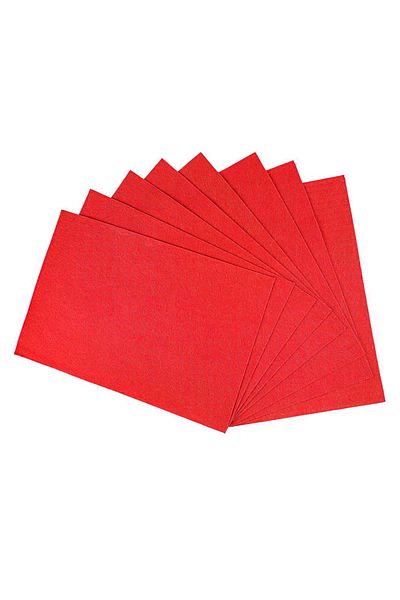 ALPJOY 50X70 Felt Sheet Red 10 Pack
