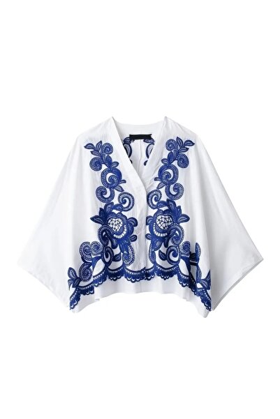 Lavanta Tekstil Embroidered Shirt Skirt Set