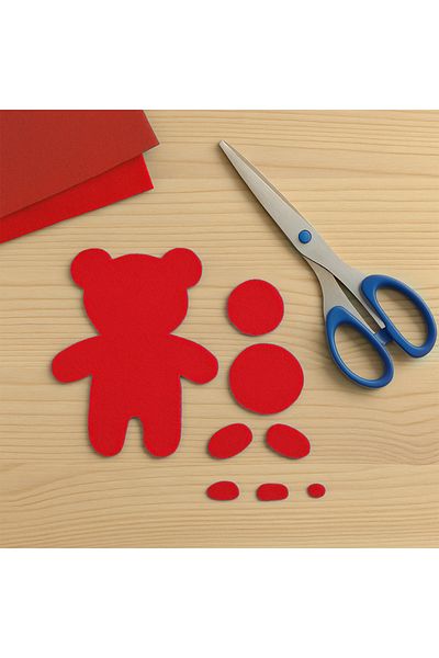 ALPJOY 50X70 Felt Sheet Red 10 Pack