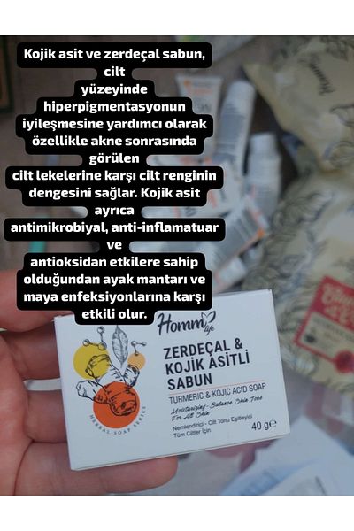 Homm Bitkisel Turmeric & Kojic Acid Soap