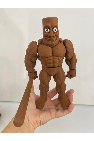 smilechild 22cm Big Size Muscular Tung Tung Tung Sahur Brainrot Character Joi...