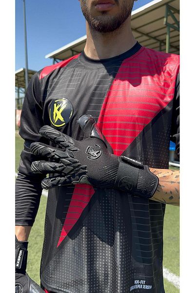 KXSPOR قفازات KX 'Crazy' الجديدة - Hybrid-Negative Cut- Pro Match