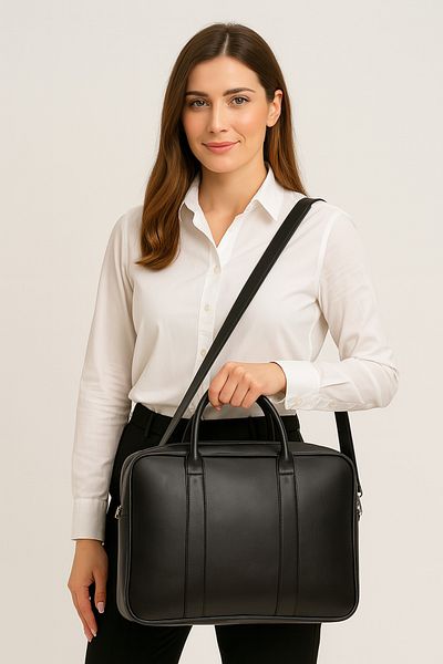 MESCHAIN حقيبة كمبيوتر محمول Macbook Organizer مقاس 15.6 بوصة و16 بوصة بلون أسمر