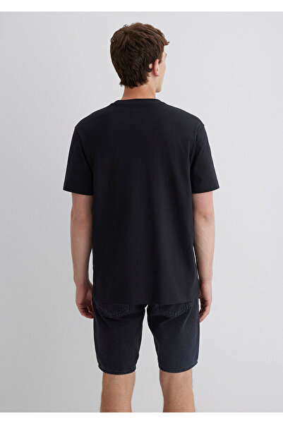 Mavi Printed Black T-Shirt Loose Fit / Loose Relaxed Fit 0612611-900