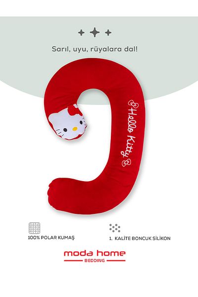 moda home bedding Children's Game and Sleep Pillow-Activity Pillow 1St Class Luxury Polar Fabric (Hello Kittty)