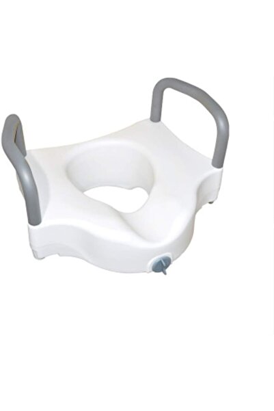 media مقعد المرحاض المرتفع محمول وسادة رفع المرحاض مع مسند ذراع