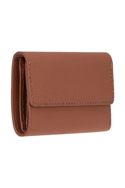 Lev Leather Women's Genuine Leather Wallet with 12 Card Slots, Coin Compartment, Magnetic Cover, Stylish Card Holder Wallet