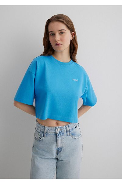 Mavi Tricou Crop cu sigla imprimat Crop / Cropped Short 1613070 -70861