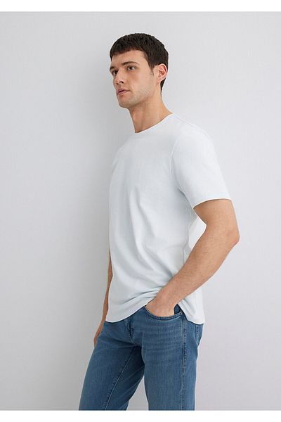 Mavi Tricou de bază elastic pentru exterior, cu croială normală 0610252 -70793