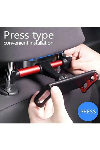 Generic Car Headrest Bracket, Back Seat Baby Phone Holder. Children's Headrest Back Seat Bracket Adjustable