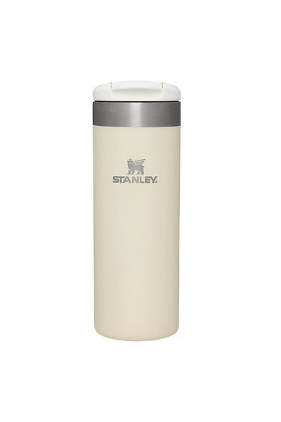 Stanley Cana termoizolantă Stanley Aerolight Transit, 470 ml, oțel inoxidabil 18/8, capac etanș, culoare crem