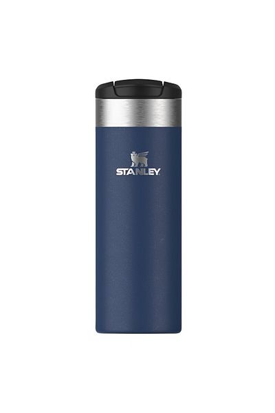Stanley Cana izolată Stanley Aerolight Transit, 470 ml, oțel inoxidabil 18/8, capac etanș, albastru brad