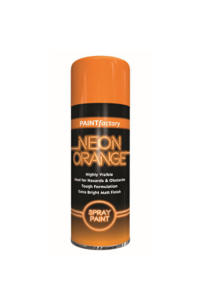 Paint Factory طلاء بخاخ نيون عالي الوضوح باللون البرتقالي 400 مل
