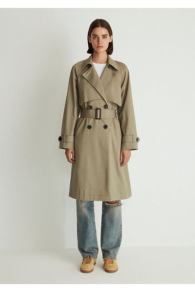 Mavi Khaki Trench Coat 110703-71818