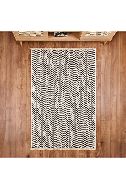 Evidea Soft Pirn Halı - Siyah - 120x180 cm