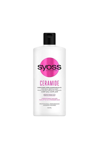 Syoss Ceramide Conditioner For Weak & Brittle Hair – 500 ml Nourishing Care