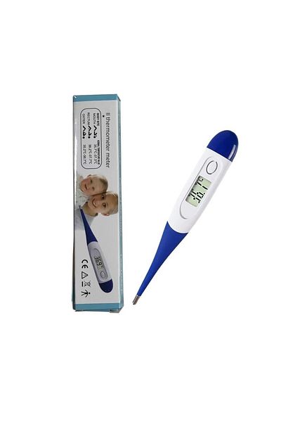 Choice Blue Animal Cartoon Soft Head Electronic Thermometer Children's Soft Head Oral Cavity Underarm Body