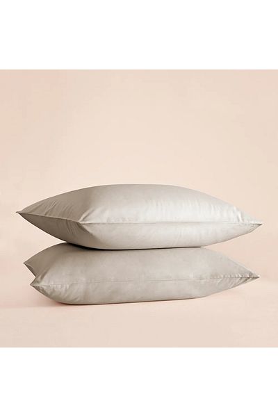 Penelope 100% βαμβακερή μαξιλαροθήκη Percale 2 τεμαχίων Stone Color - Pure Series