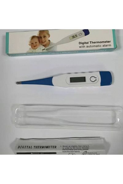 Choice Blue Animal Cartoon Soft Head Electronic Thermometer Children's Soft Head Oral Cavity Underarm Body