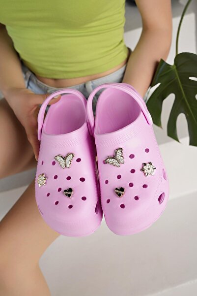 lady classy Taşlı Şık Tasarım Unisex Terlik