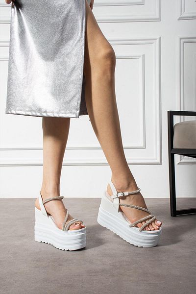 Modanizm Lena Wedge Heeled Sandals