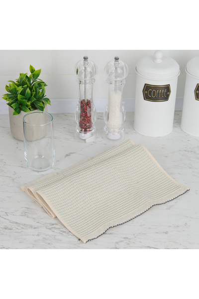 Evidea Prosop de bucătărie Soft Waffle - Albastru - 30x50 cm
