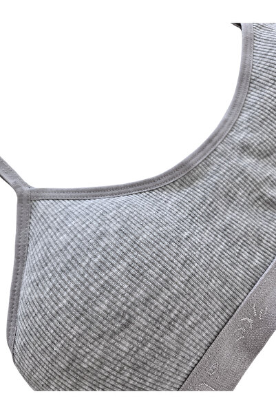 GizaKids 95% Cotton Girls' Thin Strap Training Bra Set of 4 | Half Athlete