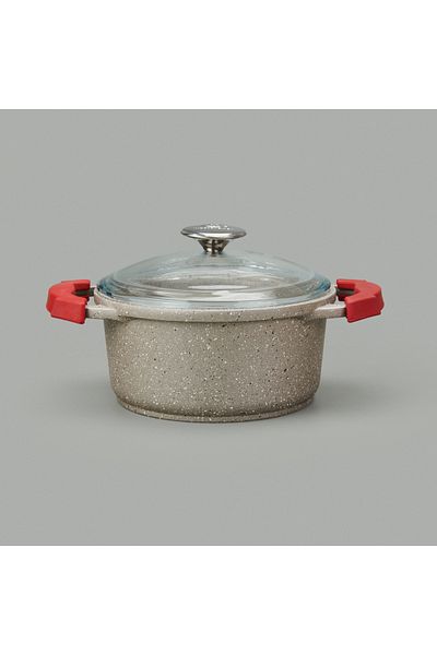 Masterchef Cast Iron Pot - Black - 20 cm