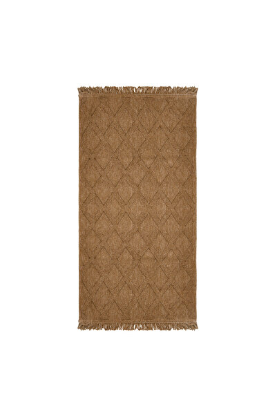 Evidea Soft Ruut Rutenna Halı - Bej - 80x150 cm