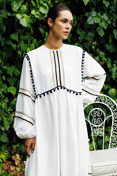 Hooopstore White Morocco Linen Dress