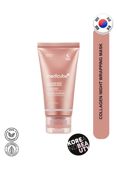 Medicube Collagen Night Wrapping Mask 75ml |   Night Care Mask with Collagen Content