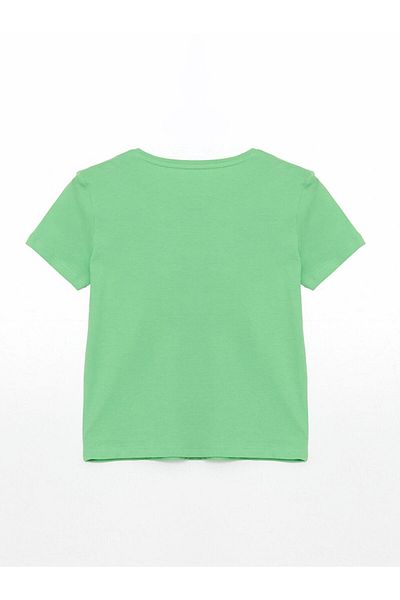LC Waikiki Σετ πιτζάμες για αγόρια με στάμπα LCW Kids Green Crew Neck Lion King