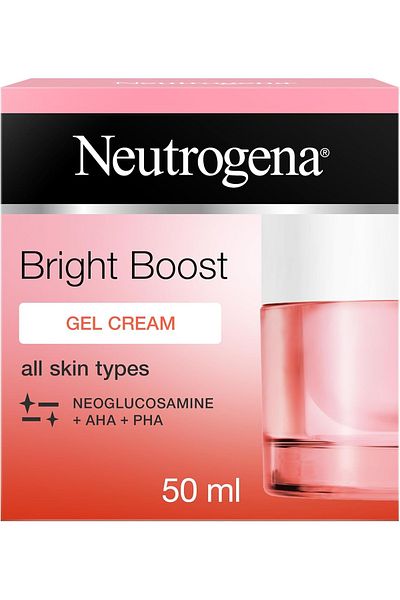 Neutrogena كريم جل برايت بوست ٥٠ مل - ترطيب خفيف، تفتيح، خالي من الزيوت، وإشراقة ناعمة