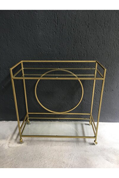 MERZANA Dijon Bar Servis Arabası, Gold Servis Ve Sunum Arabası