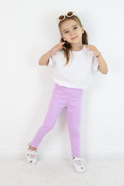 MiaBaby Βασικό κοριτσίστικο καλσόν 100% βαμβάκι 6 μηνών 5 ετών