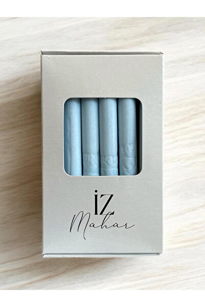 İzMühür Tozlu Gök Mavi Mühür Mumu (12 ÇUBUK)