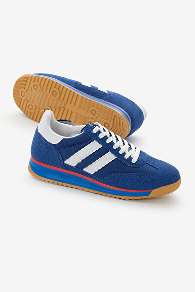 Tonny Black Unisex Sax Termo Taban Çift Şeritli Bağcıklı Spor Ayakkabı