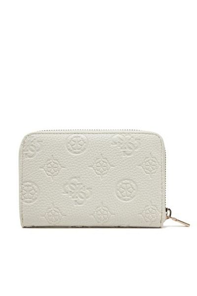 Guess Cresıdia Slg Medium Zip Around Women's White Wallet Swpg9349140-Off
