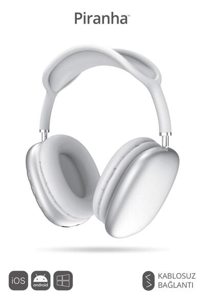 Piranha 2210 Kablosuz Bluetooth Kulak Üstü Kulaklık / Ayarlanabilir Kafa Bandı / Ios Ve Android Uyumlu / Aux