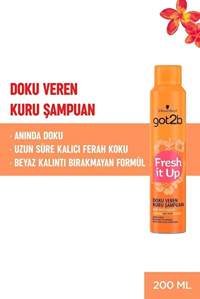 Got2B Fresh It Up Texture Kuru Şampuan 200 ml x 2 Adet