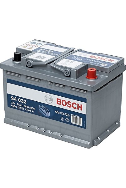 Bosch 74 Amper 12 Volt Bosch Akü - Binek Araç Için Uygun - 2025 Üretim