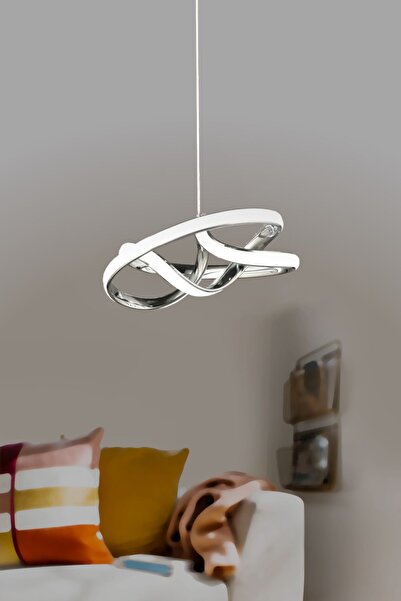 Luna Lighting Vino Riserva Model Krom Kaplama Metal Salon Mutfak Oturma Yatak Odası Modern Led Sarkıt Avize