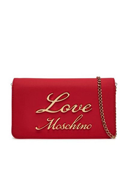 Love Moschino Táska Pu Grs Piros+Lánc