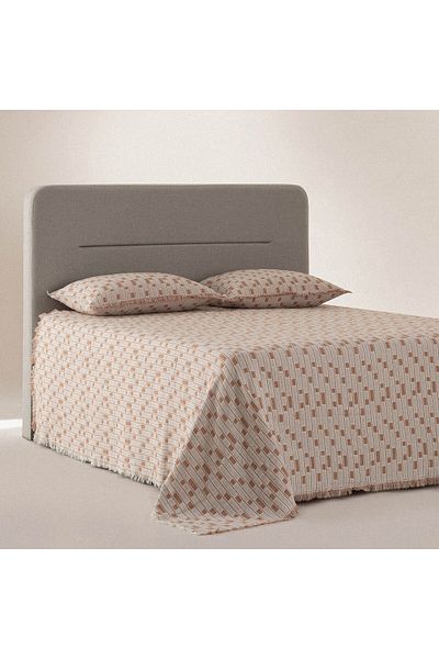 Ecocotton طقم بيكيه مزدوج من ميريسا - 100% قطن عضوي، منسوج من الموسلين، 240 × 260 سم تيرا